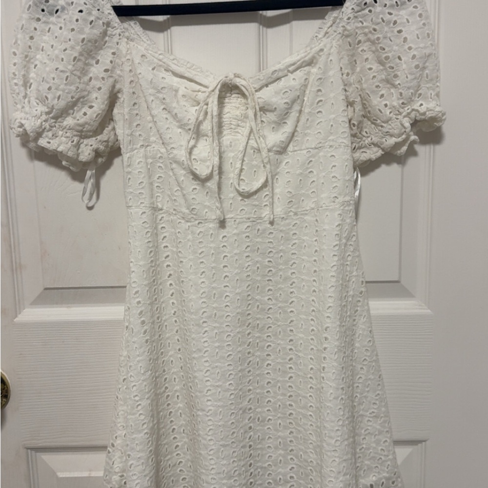 Shein White Mini Dress